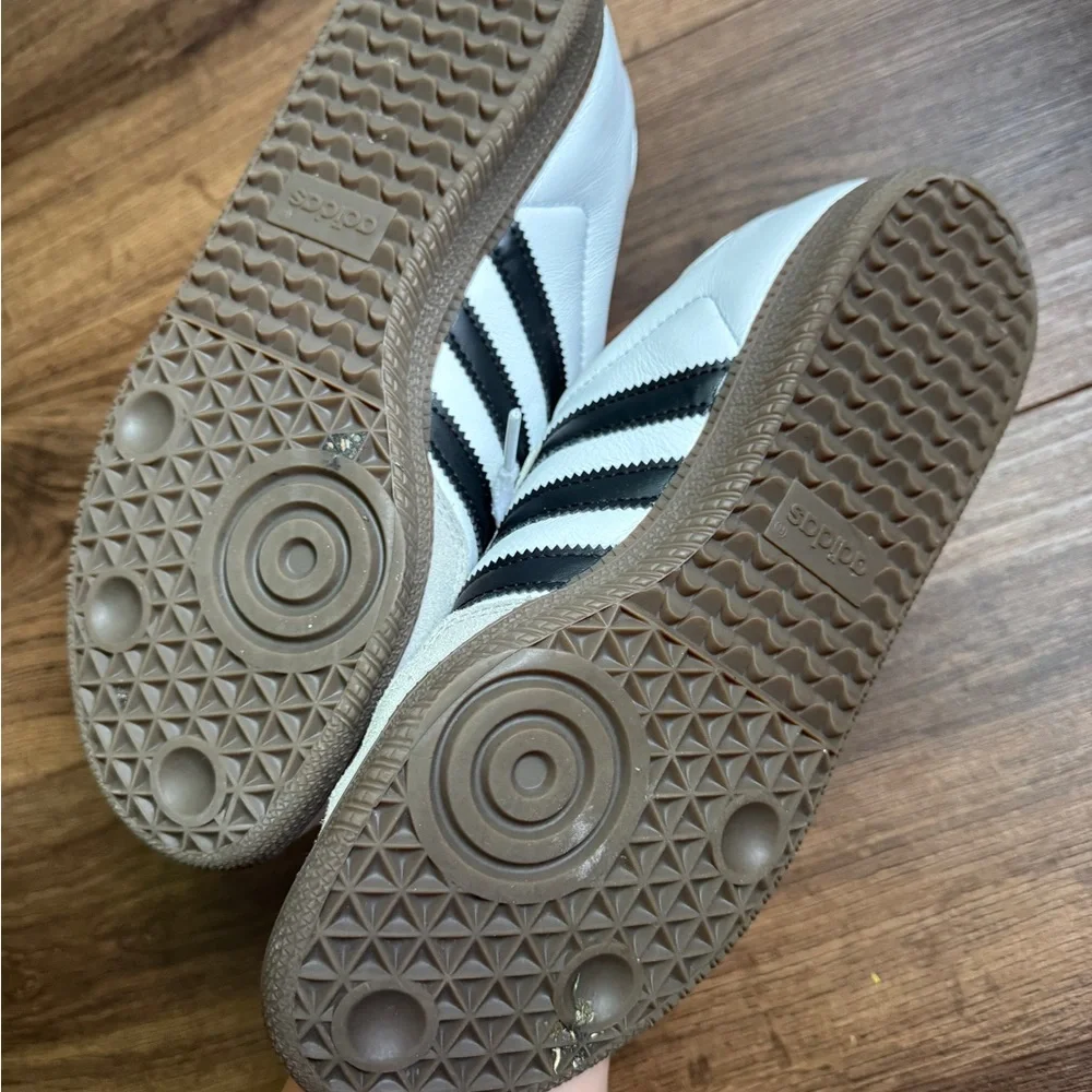 Adidas White and Black Classic Sneakers
